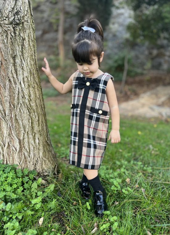 Paris tartan dress