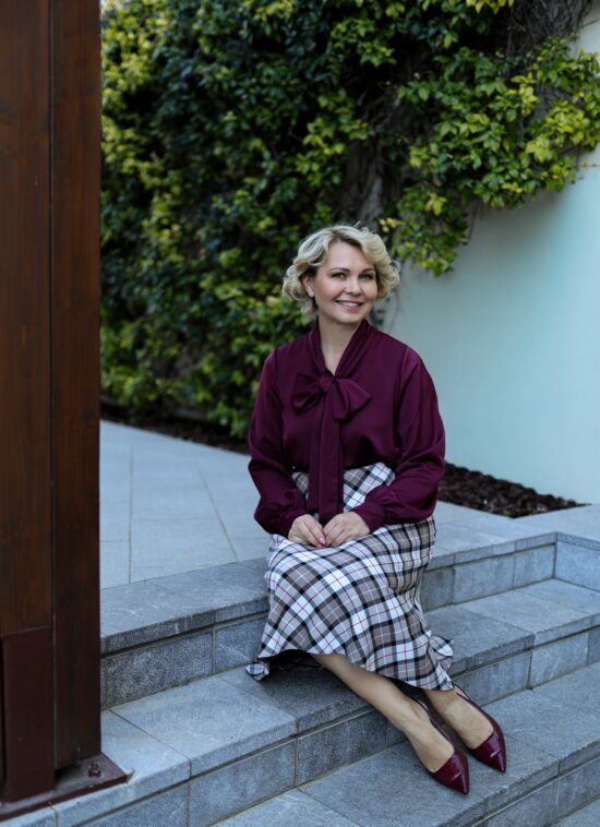 Φούστα καρό με λάστιχο στην μέση