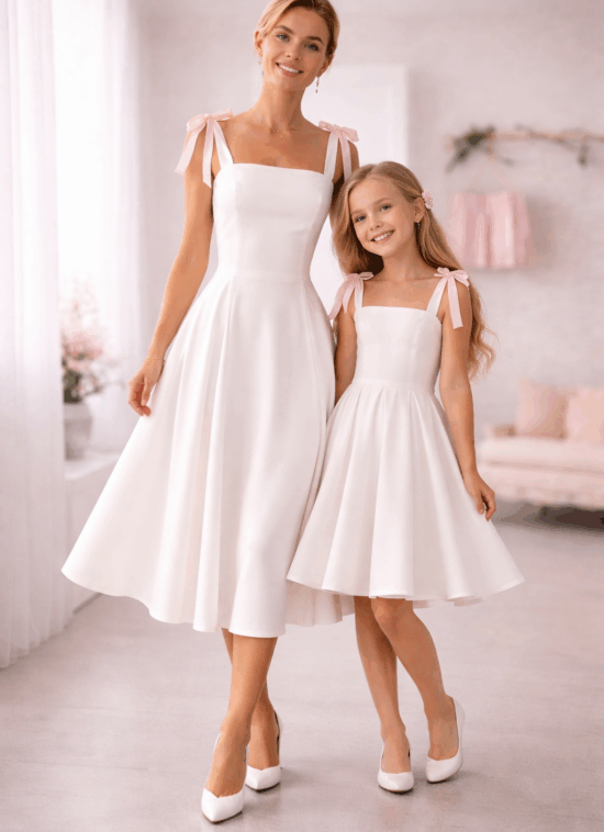 Pink Ribbon Elegance σετ για μαμά και κόρη