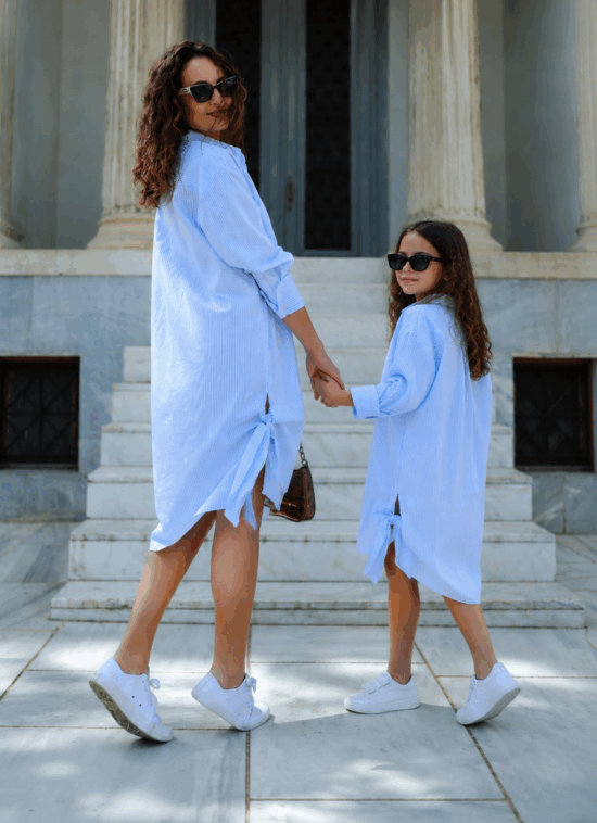 Αρχική 8 Πουκαμίσα oversized Μαμά και κόρη